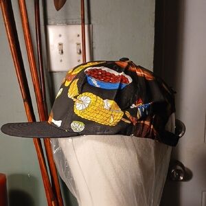 Colorful Picnic food Pattern Cap